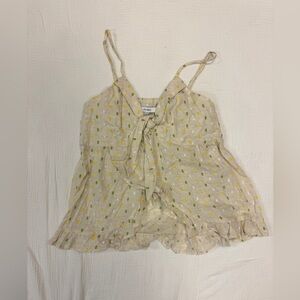 Anthropologie Embroidered Cami
